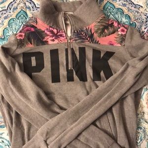 Pink Victoria’s Secret pull over.
